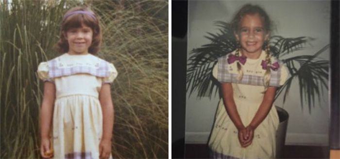 İnanılmaz 67 Yılda Tam 19 Kız Anaokulunun İlk Gününde Aynı Kıyafeti Giymiş...